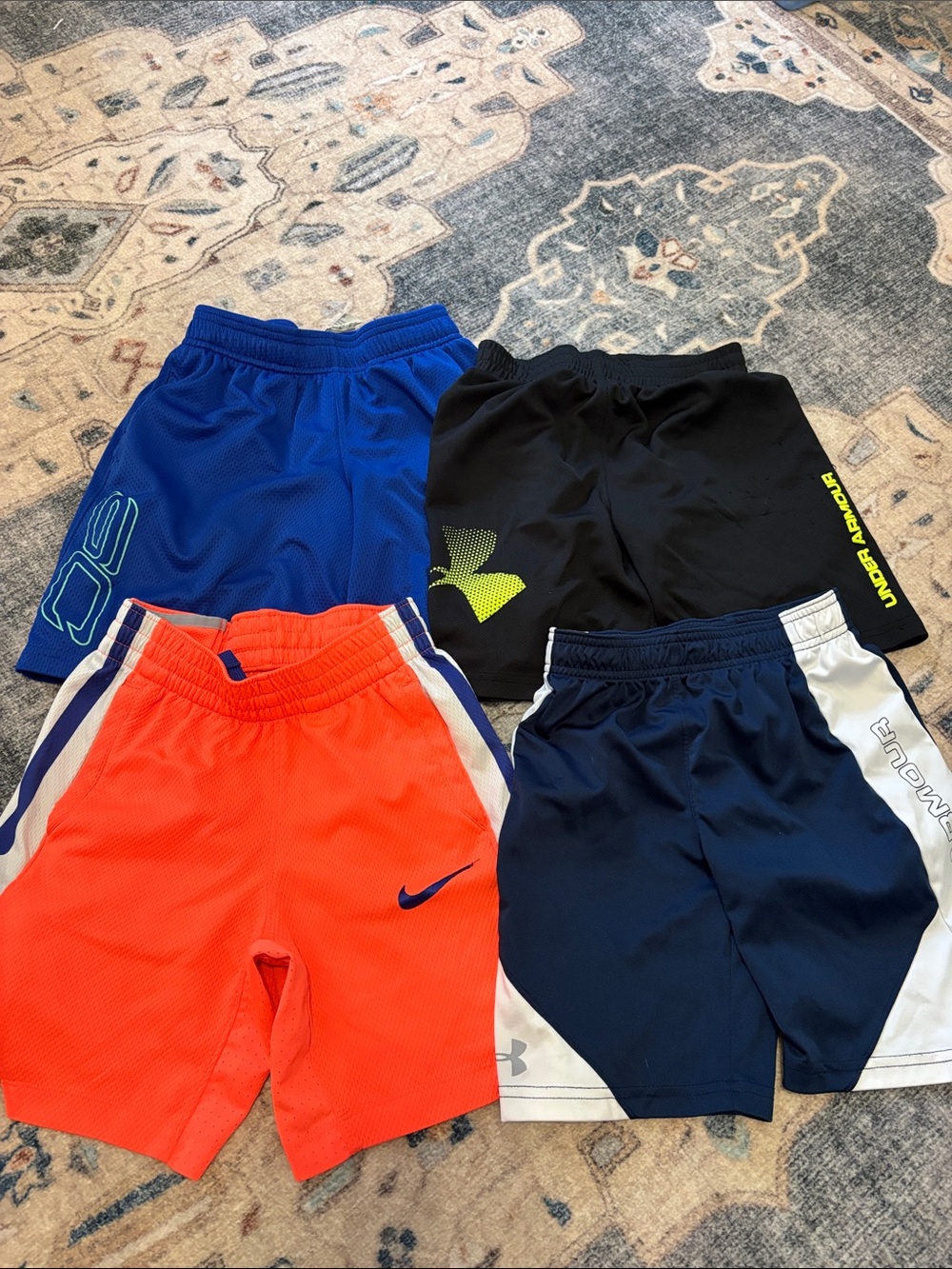 Nike and under armor Kids Athletic Shorts, size xs or 7/8